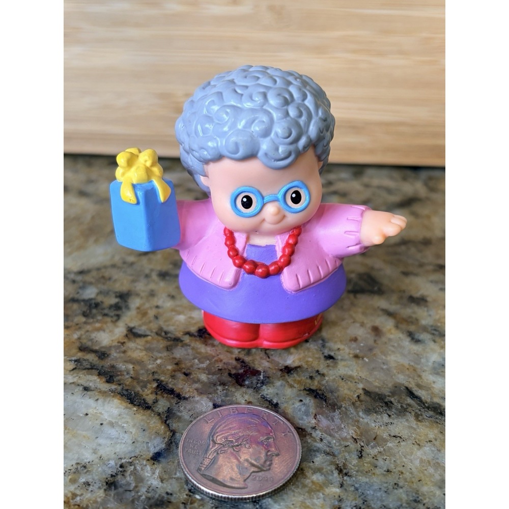 Fisher Price Little People‎ Hanukkah Jewish Grandma Gift Vintage Figure Toy 2003